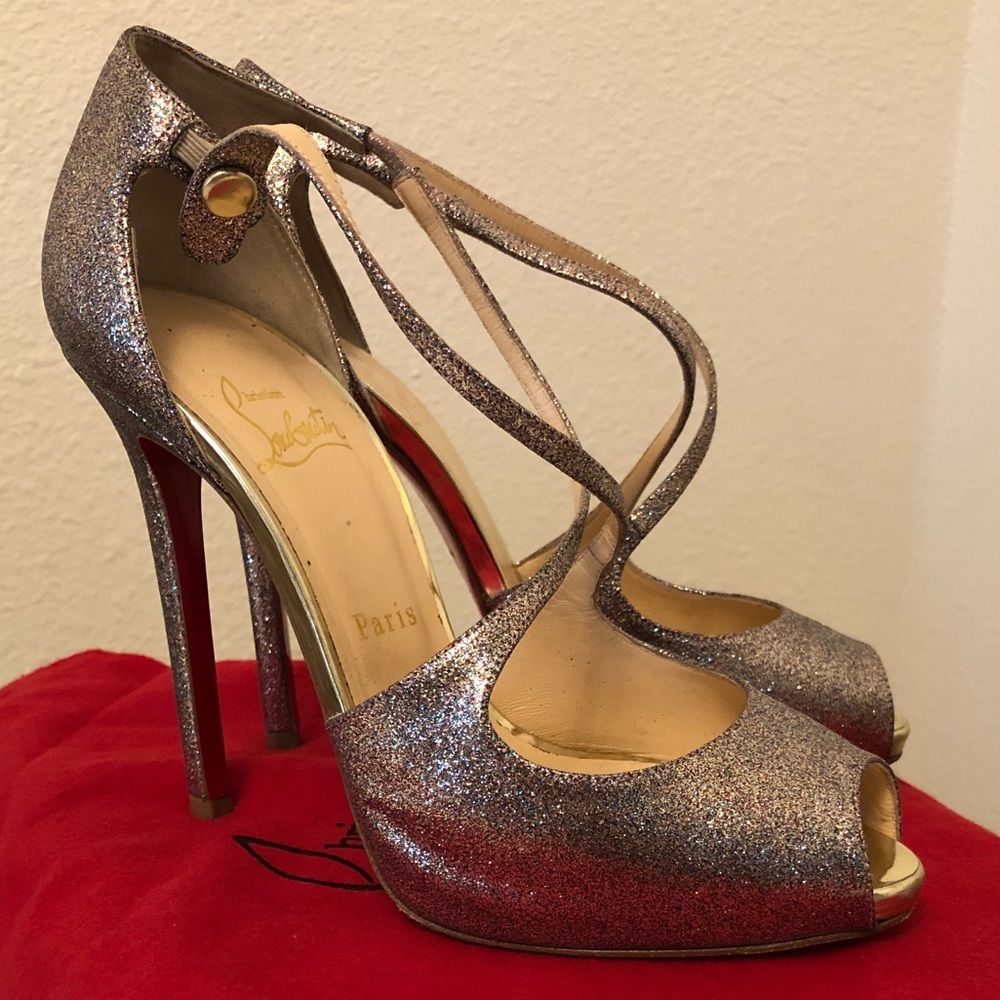Christian Louboutin Wrap 120 Mini / Specchio Heels